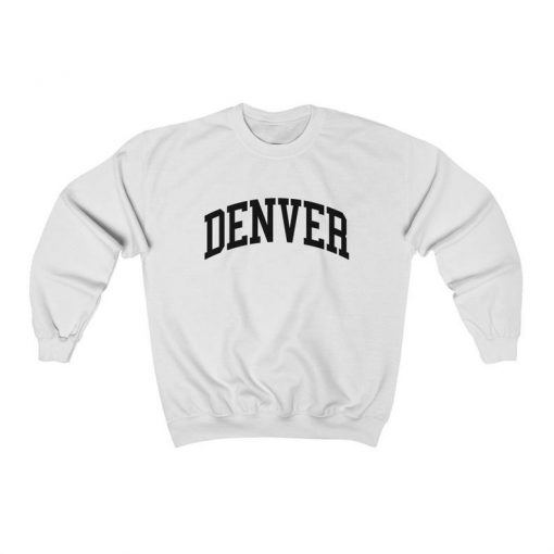 Denver Colorado Collegiate Style Crewneck Sweatshirt