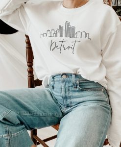 Detroit Skyline Sweatshirt