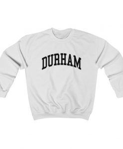 Durham North Carolina Collegiate Style Crewneck Sweatshirt