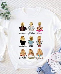 Evolution of Taylor Swift Sweatshirt