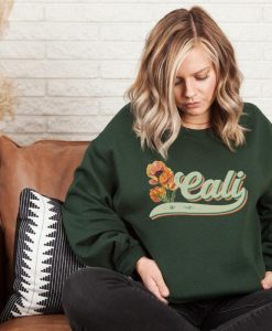 Golden Poppy Flower Sweatshirt