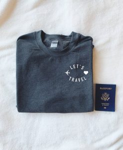 Let's Travel Cozy Sweatshirt