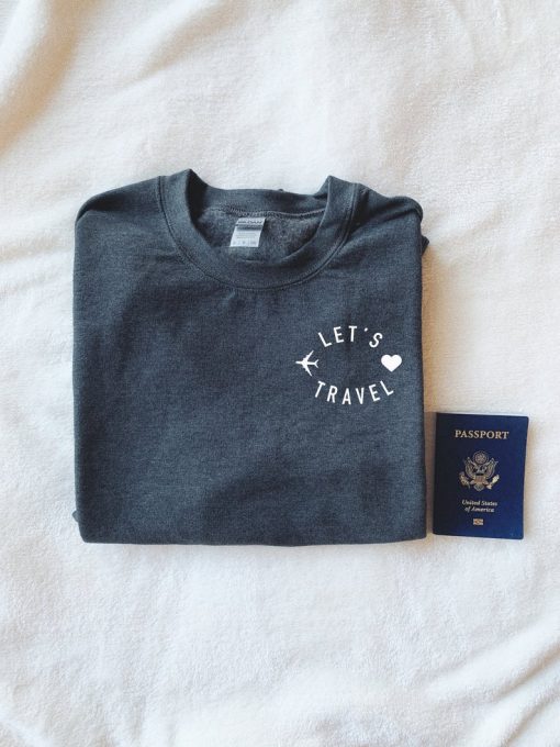 Let's Travel Cozy Sweatshirt