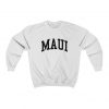 Maui Hawaii Ohio Collegiate Style Crewneck Sweatshirt