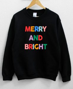 Merry And Bright Crewneck Sweatshirt