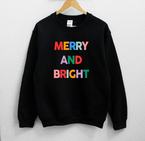 Merry And Bright Crewneck Sweatshirt