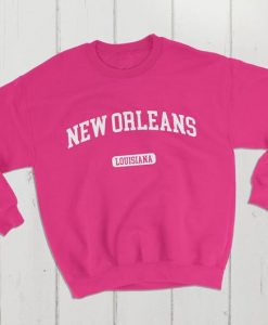 New Orleans Louisiana USA College Classic Crewneck Sweatshirt