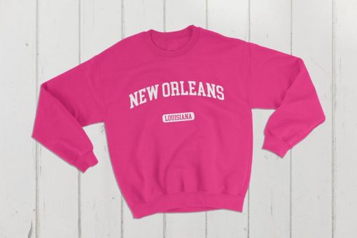 New Orleans Louisiana USA College Classic Crewneck Sweatshirt