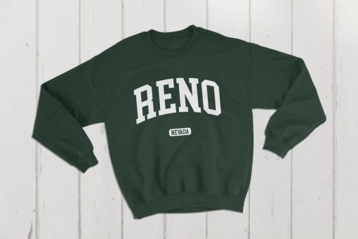 Reno Nevada USA College Classic Crewneck Sweatshirt