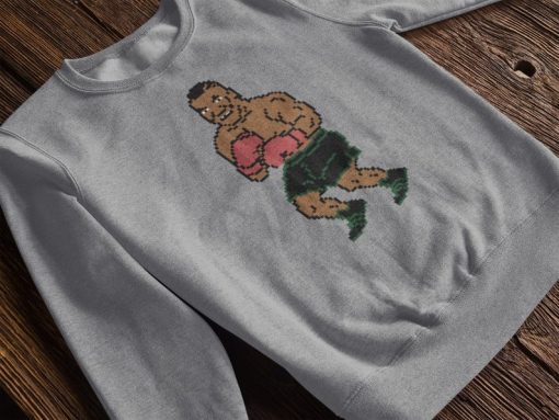 Retro Tyson Punchout Inspired 8 Bit Unisex Sweatshirt