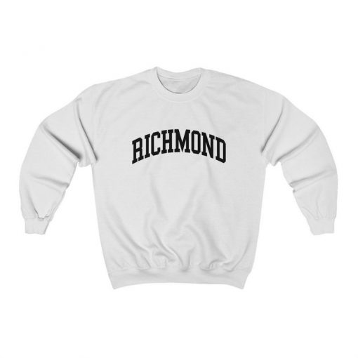 Richmond Virginia Collegiate Style Crewneck Sweatshirt