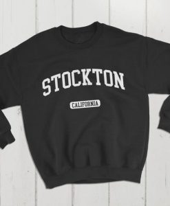 Stockton California USA College Classic Crewneck Sweatshirt