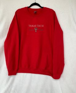 Texas Tech Embroidered Sweatshirt