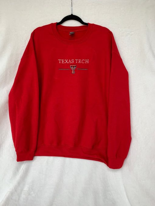 Texas Tech Embroidered Sweatshirt