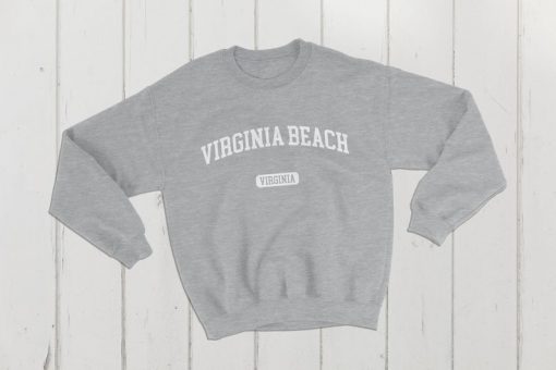 Virginia Beach Virginia USA College Classic Crewneck Sweatshirt