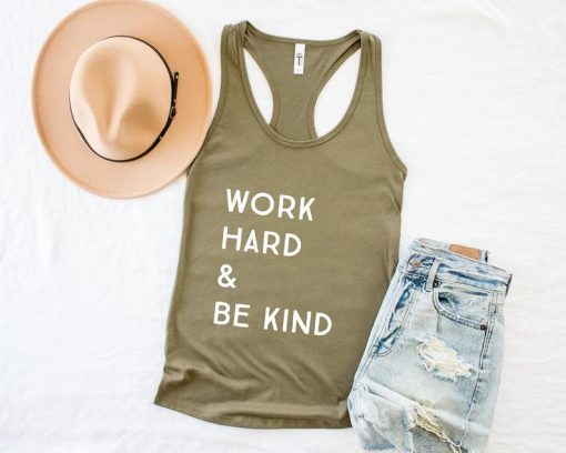 Work Hard & Be Kind Tank Top