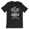 Curvy Girl With Fire in Soul and Mouth Can't Control Funny Womens Ladies T shirt