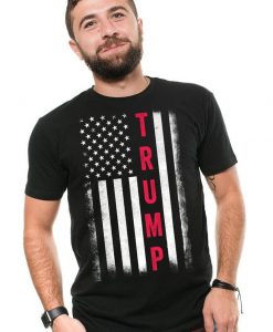 Donald Trump 2024 American Flag Vintage T-Shirt