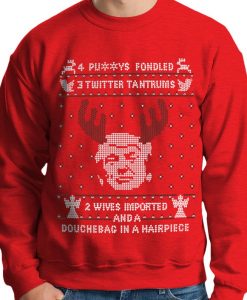 Donald Trump Funny Mock Sweatshirt