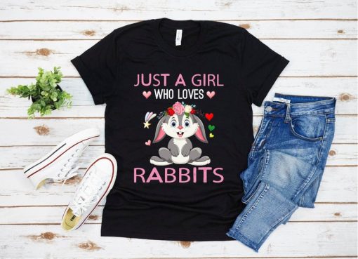 Just A Girl Who Loves Rabbits T-shirt