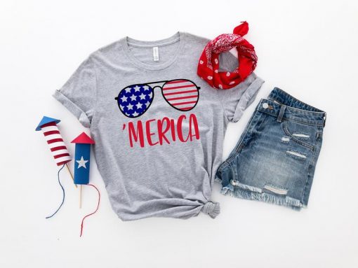 Merica Glasses Shirt