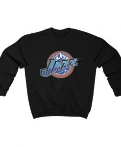 Old School Jazz Black Sweatshirt