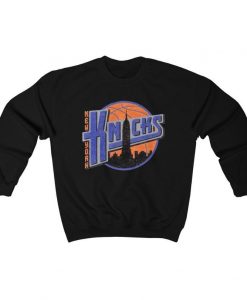 Old School Knicks Black Sweatshirt