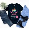 Personalized Unicorn Birthday Girl Shirt