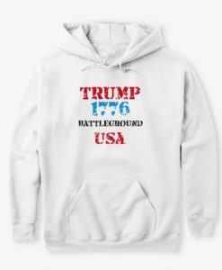 Trump 1776 Battleground USA Hoodie