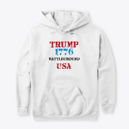 Trump 1776 Battleground USA Hoodie