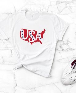 USA Map T-shirt