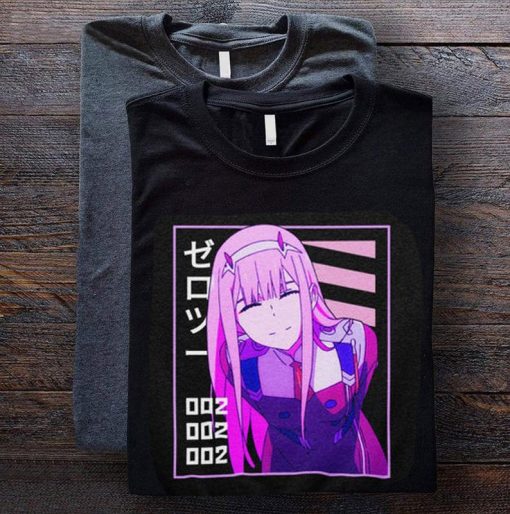 Zero Two Darling in the Fran Crewneck T Shirt