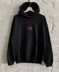 Actual Fact Daft Punk Embroidered Black Hoodie