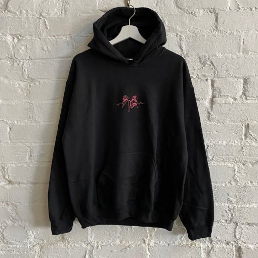 Actual Fact Daft Punk Embroidered Black Hoodie