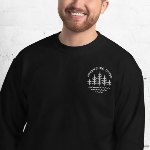 Adventure Often Embroidered Sweatshirt