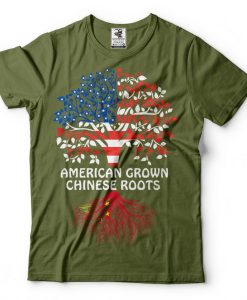 American Grown Chinese Roots Tee Shirt