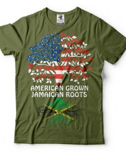 American Grown Jamaican Roots Tee Shirt