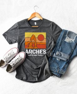 Arches National Park Dark Heather Gray T-Shirt