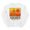 Arches National Park Moab Utah Vintage White Unisex Sweatshirt