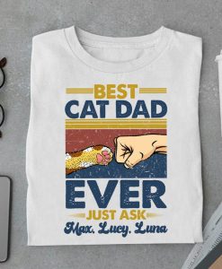 Best Cat Dad Unisex T-shirt