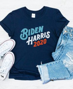 Biden Harris 2020 Lettering T-Shirt