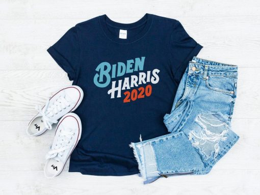 Biden Harris 2020 Lettering T-Shirt