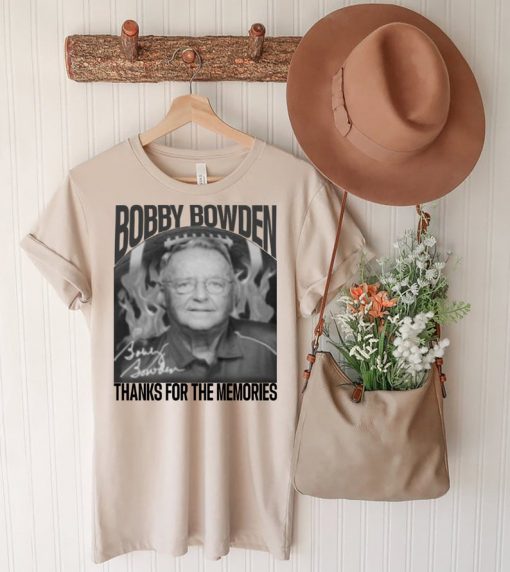 Bobby Bowden FSU Florida State Thanks For The Memories T-shirt