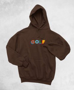 Brown Golf Hoodie