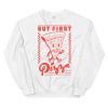 But First Pizza Retro Unisex Sweatshirt