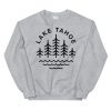 Classic Lake Tahoe Gray Unisex Sweatshirt