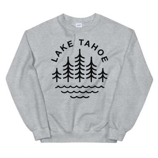 Classic Lake Tahoe Gray Unisex Sweatshirt