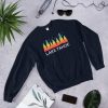 Colorful Lake Tahoe Unisex Navy Blue Sweatshirt