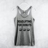 Deadlifting for Donuts Tank Top