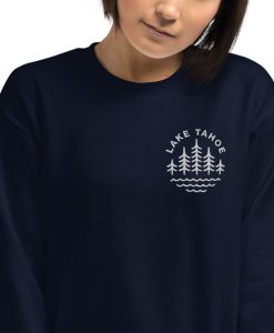 Embroidered Lake Tahoe Sweatshirt